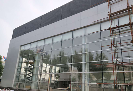 黑龙江福特4S店玻璃幕墙&铝板外墙工程